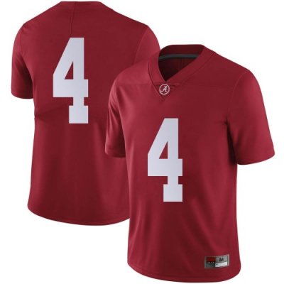 Men's Alabama Crimson Tide #4 Brian Robinson Jr. Crimson Limited NCAA College Football Jersey 2403KWSB0